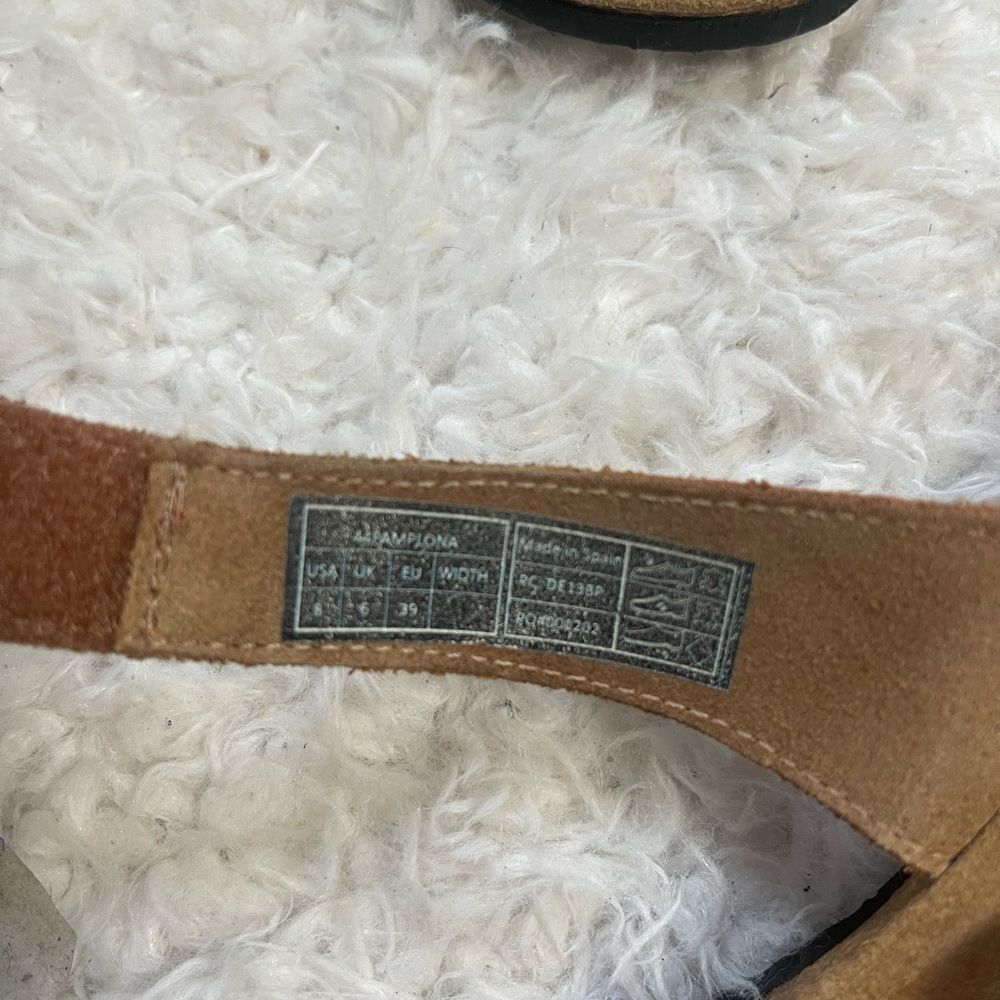 Vionic  Pamplona leather Tan  straps Ortho heel slide sandals  SZ8.5 - Picture 9 of 10